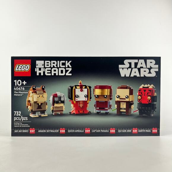 LEGO Star Wars BrickHeadz 40676 Phantom Menace Set 732 pcs 25th Anniversary NEW - Picture 2 of 11